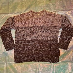 CUPIO LIGHT PINK-MAUVE OMBRÉ SWEATER